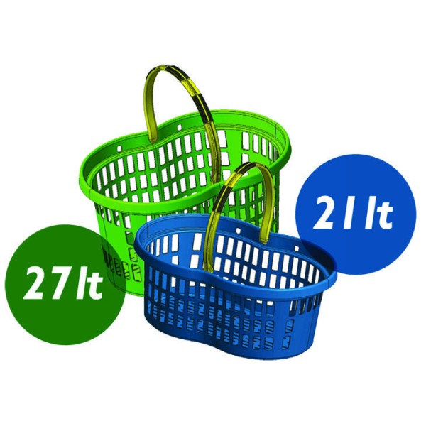 Καλάθι Προϊόντων Open 27 LT - Πράσινο ICS-102.0064